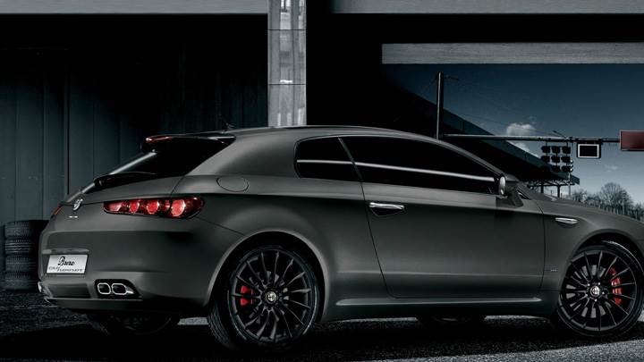 2010 Alfa Romeo Brera In Dark Grey Side Pose